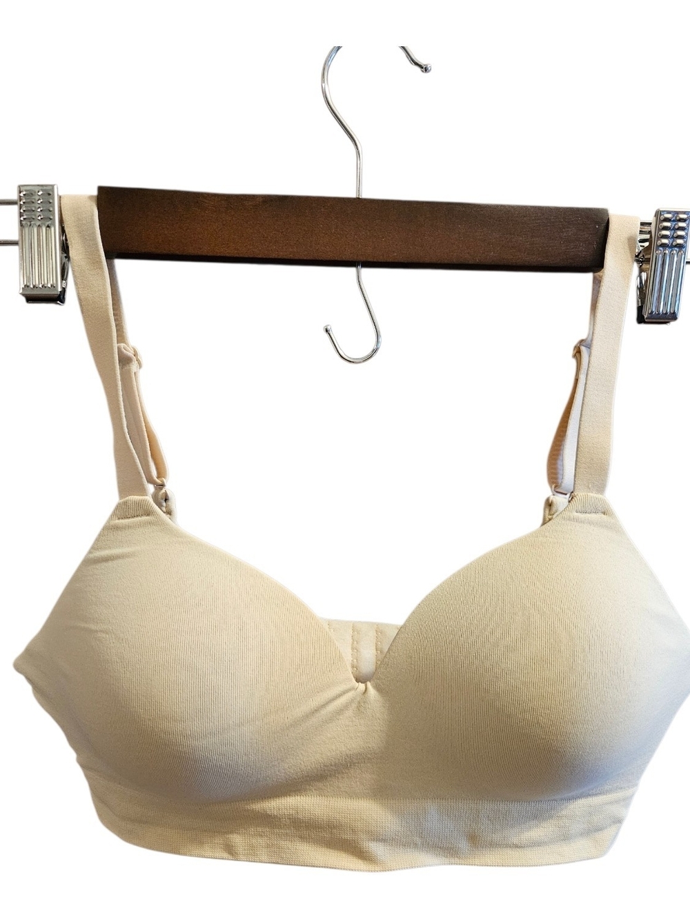 Light Cream Seamless T-Shirt Bra